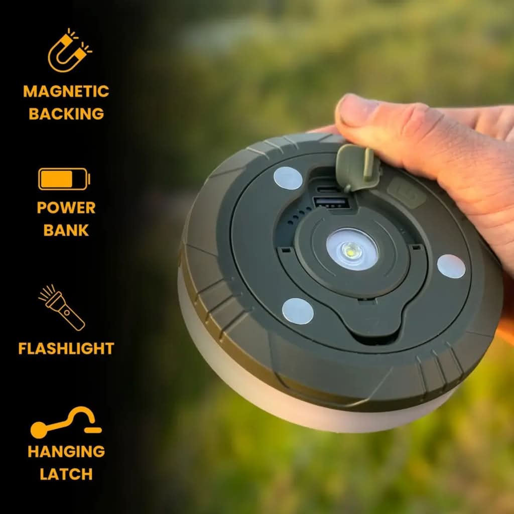 OmniGlow™ 4 in 1 Retractable Camp Lamp